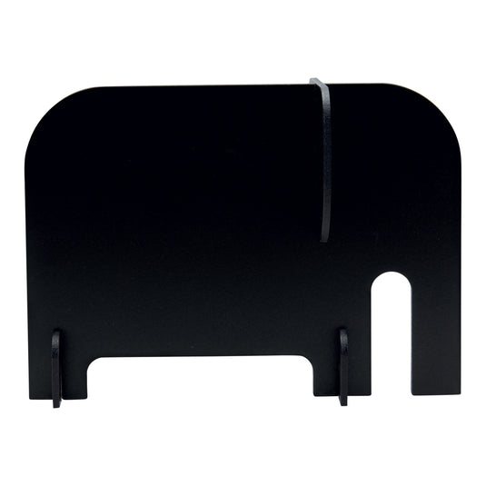 Set of 10 Securit Table Chalkboards with black 3D animal silhouettes, measuring 14.3x19.8x10.1cm, ideal for displays and labeling
