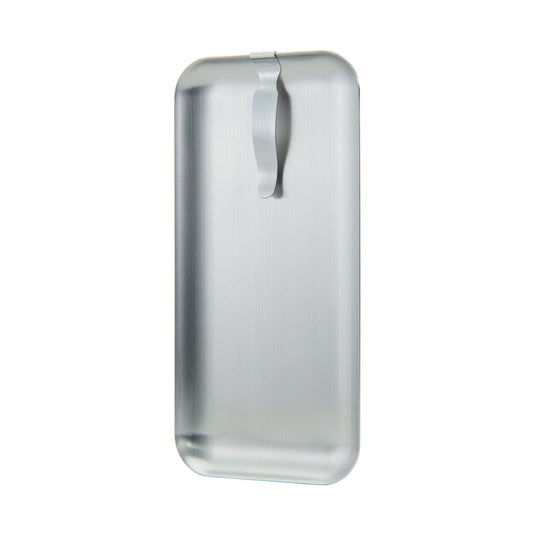 Securit Front-of-House Set - Leather Raw A4 White - 10 Menu Holders + 10 Stainless Steel Bill Presenters