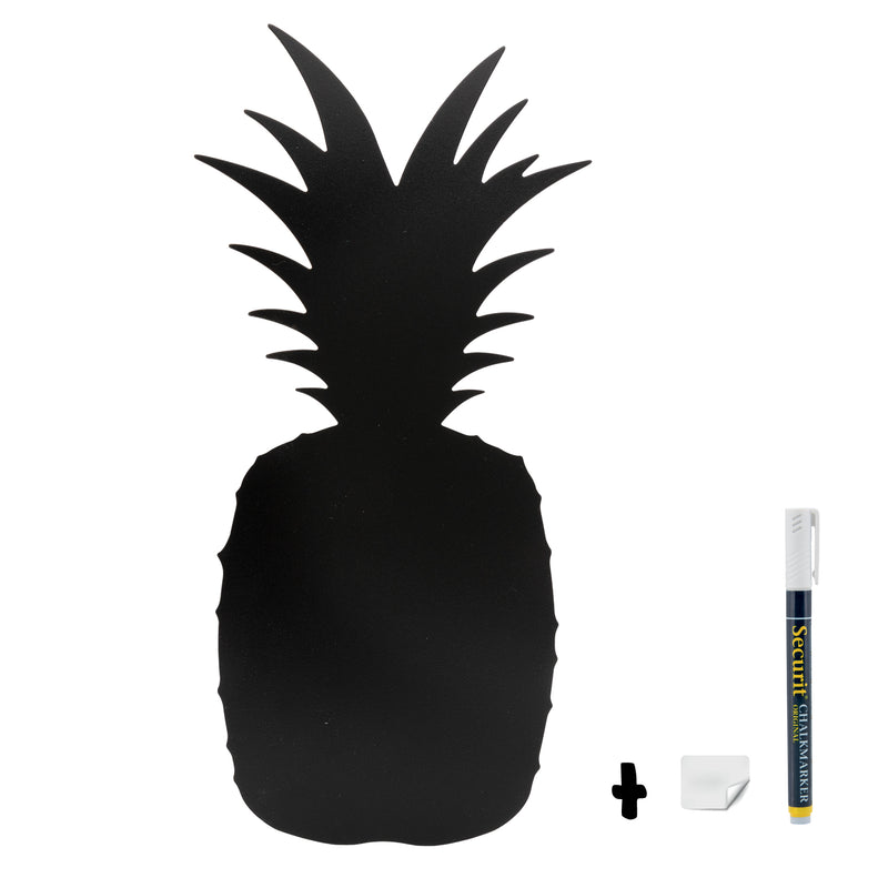 Load image into Gallery viewer, Securit Wall Chalkboards - Pineapple - Black 49,3x23,6x1cm - Pack of 6

