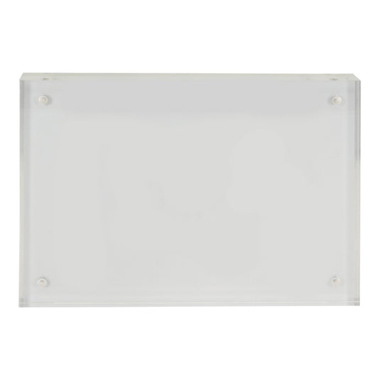 Set of six Securit magnetic transparent posterframes, 10.5x14.8x1.2cm, designed for displaying posters securely.