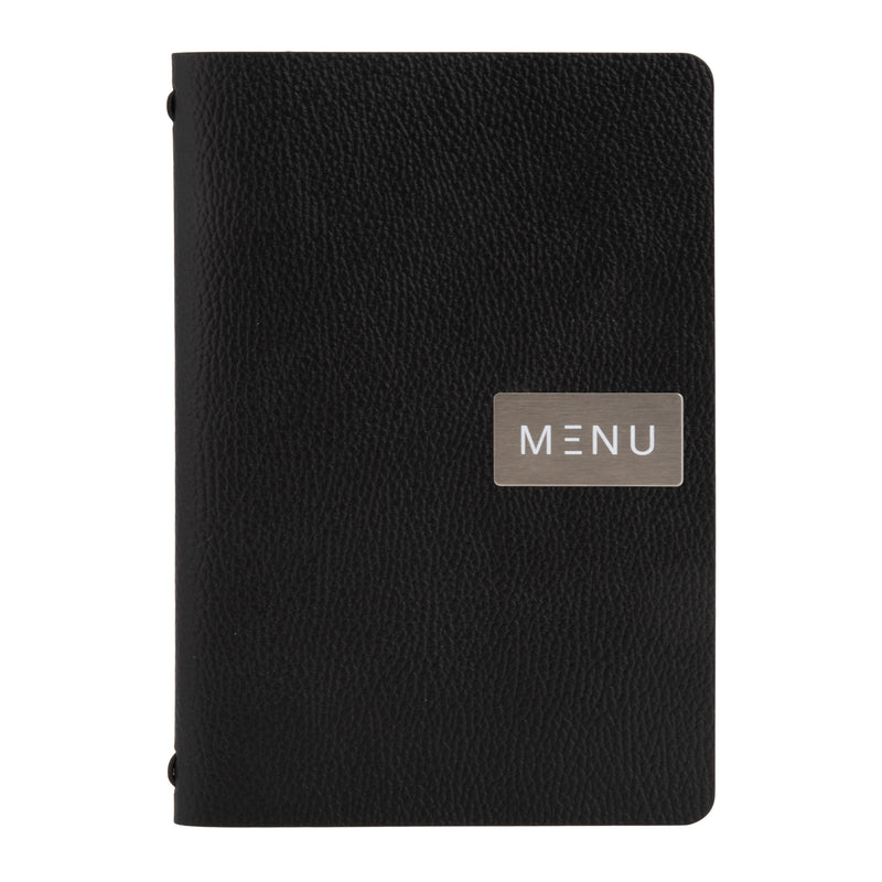 Load image into Gallery viewer, Securit Menu Holders - Leather - Black 25,3x17,7x0,8cm - Pack of 10

