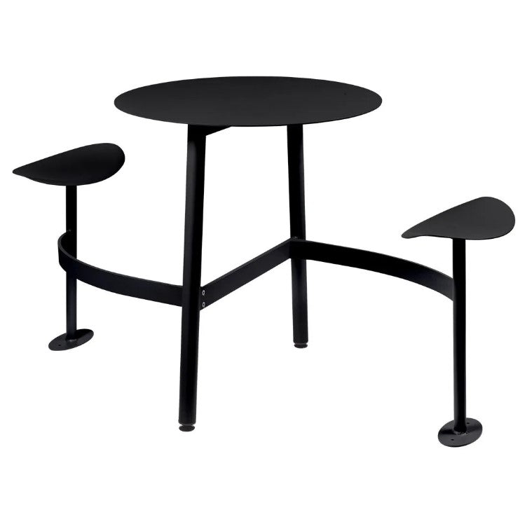 Load image into Gallery viewer, BOLDER 2-Seater Modular Round Outdoor Table with Integrated Seating
