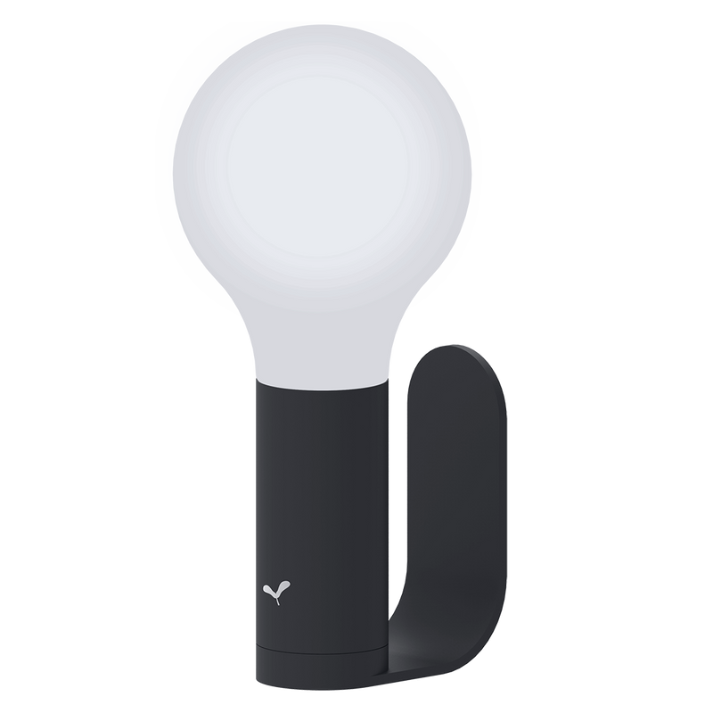 Load image into Gallery viewer, Fermob Aplô Wireless Lamp with Wall Light Bracket – Anthracite

