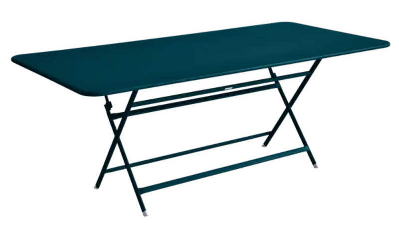 Load image into Gallery viewer, Fermob Caractère foldable outdoor table, 190x90 cm, eight-seater, lightweight and portable for outdoor dining.

