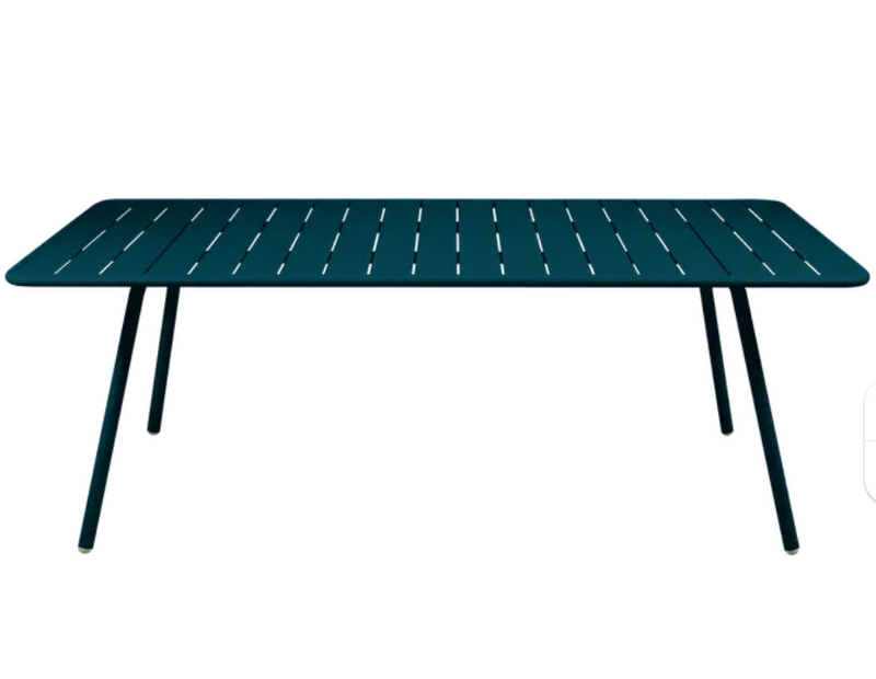 Load image into Gallery viewer, Outdoor Fermob Luxembourg table, 210x100 cm, with a sleek design suitable for garden or patio dining.
