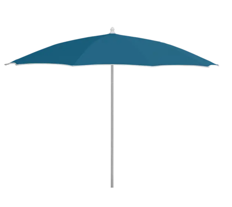 Load image into Gallery viewer, Fermob Aluminium Parasol Ø250cm in Adriatic Blue, lightweight and durable outdoor umbrella for commercial or patio use.

