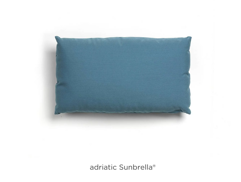 Load image into Gallery viewer, Nardi rectangular outdoor cushion with striped fabric for patio seating, designed for outdoor use and comfort.
