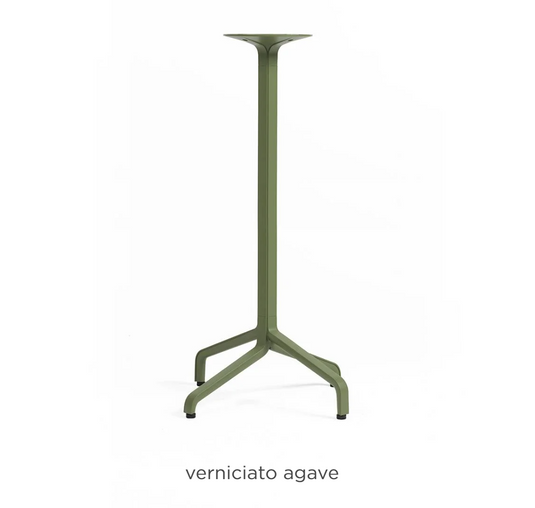 Nardi Base Table with high fix design, featuring a sturdy metal base suitable for outdoor or indoor use.