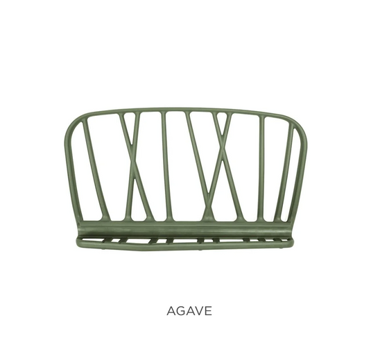 Nardi Komodo sofa armrest with agave-colored upholstery, part of Nardi's Komodo accessories collection, designed for comfort and style.