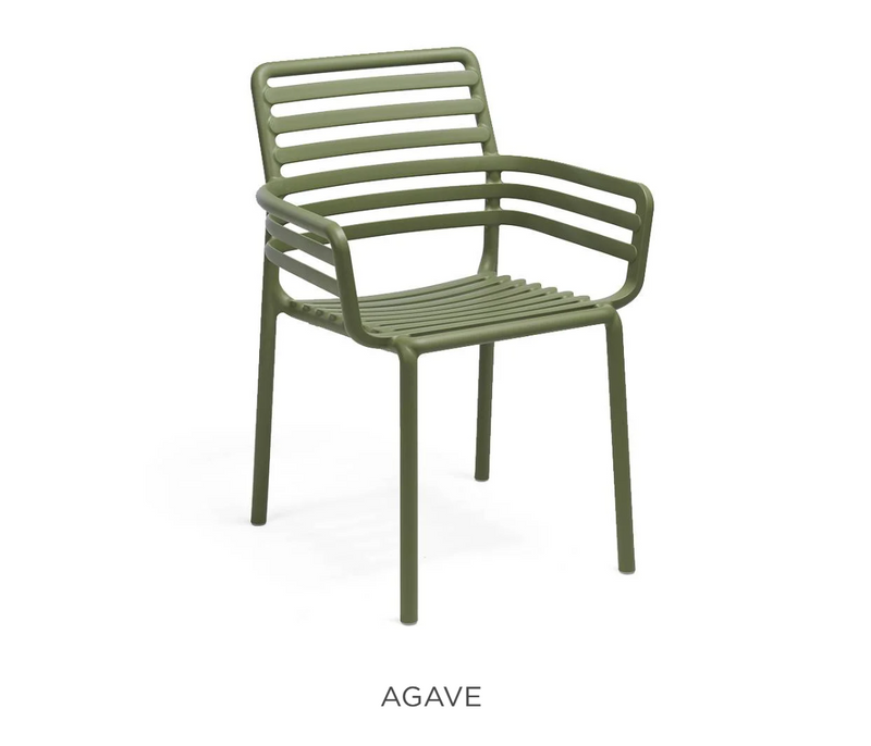 Load image into Gallery viewer, Nardi Doga outdoor armchair with a woven design, made for outdoor relaxation, featuring a sturdy frame and comfortable seating.
