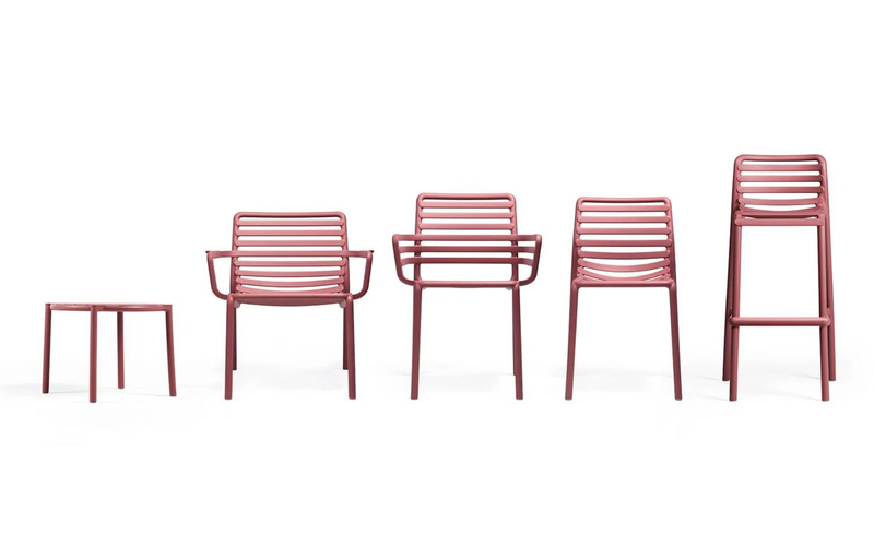 Load image into Gallery viewer, Green Nardi Doga outdoor armchair with a woven design, ideal for garden or patio seating.
