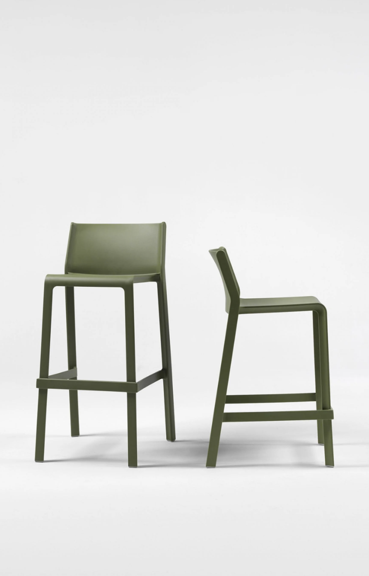 Load image into Gallery viewer, Nardi outdoor Agave Trill Mini Stool, compact outdoor counter stool with a modern design, suitable for garden or patio use
