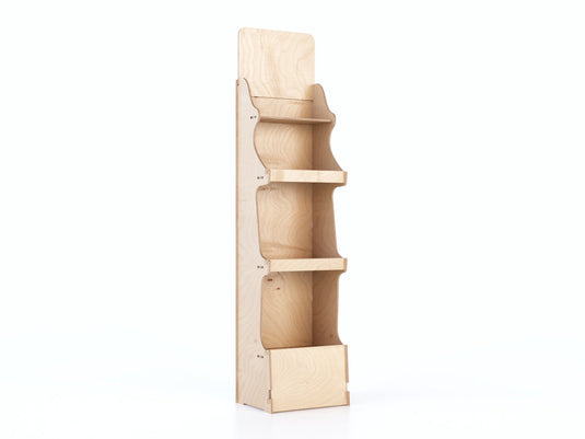 Albus Bottle and Product Display Stand with 4 Shelves