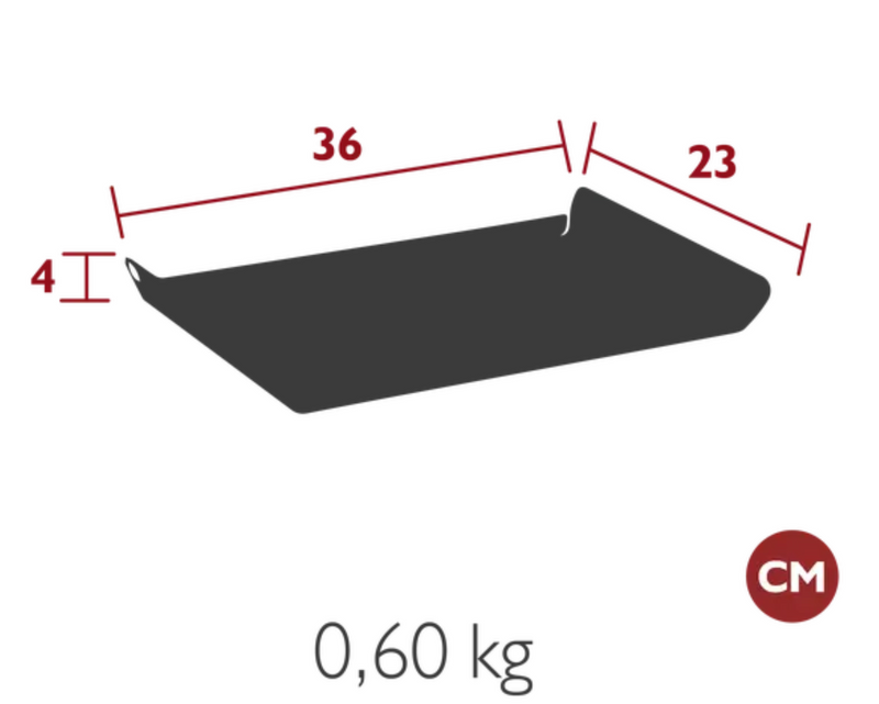 Load image into Gallery viewer, Fermob ALTO metal tray measuring 36x23 cm, outdoor furniture accessory with a sleek, modern design.
