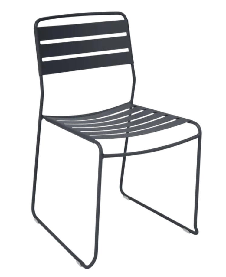 Load image into Gallery viewer, Antracite Fermob Surprising outdoor chair with sleek design, ideal for restaurant or patio seating in Ireland.
