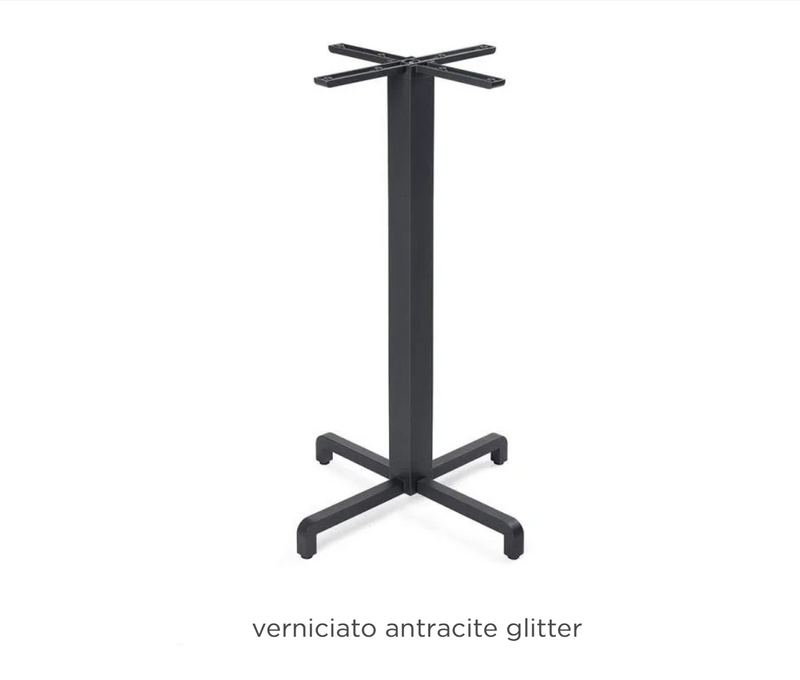 Load image into Gallery viewer, Nardi Antracite Base Fiore high table leg for outdoor restaurant tables, sturdy and stylish Nardi outdoor table support.
