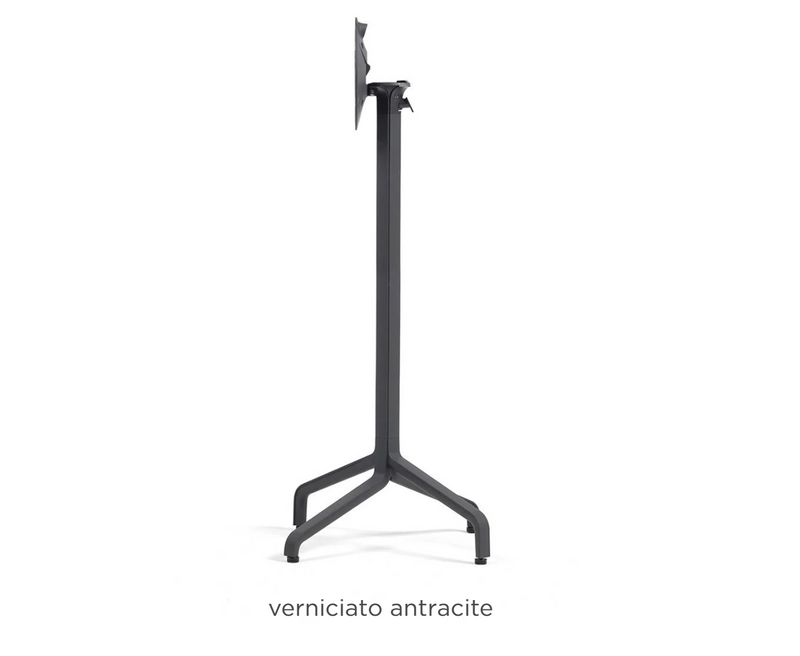 Load image into Gallery viewer, Nardi Base Frasca High Folding Table base in antracite, featuring a handle for outdoor Nardi furniture setup.
