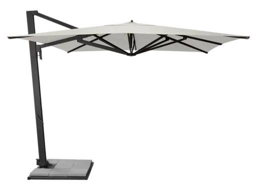 Borée 3x3m Commercial Parasol with Base and Sealing Plate SET