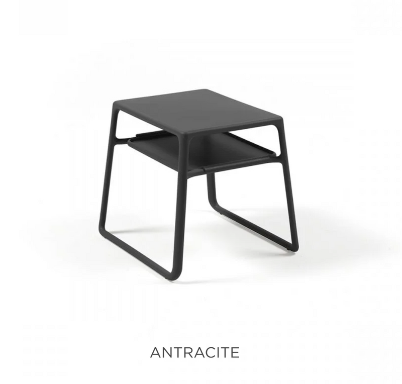 Load image into Gallery viewer, Nardi Pop Side Table with tray, outdoor table in an anthracite finish, suitable for outdoor use at Ireland hotels
