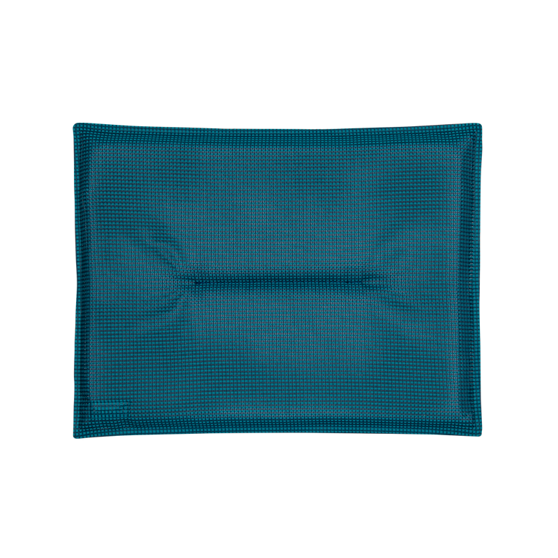 Load image into Gallery viewer, Fermob Basics Bistro Outdoor Seat Cushion 38 x 28 cm – Stereo Acapulco Blue
