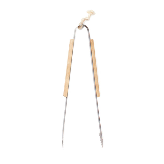 Wood grill tongs pack of 25 Branded Custom Wood Designs __label: Multibuy BBQutensilscustomwooddesigns