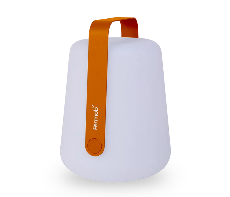 Load image into Gallery viewer, Fermob BALAD² outdoor lamp, 38 cm tall, large spherical design, ideal for outdoor lighting, in a natural setting.
