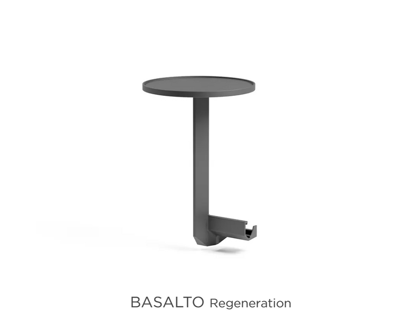 Load image into Gallery viewer, Nardi Maximo Tavolino 33 modular side table with a dark basalt finish, suitable for contract furniture settings.
