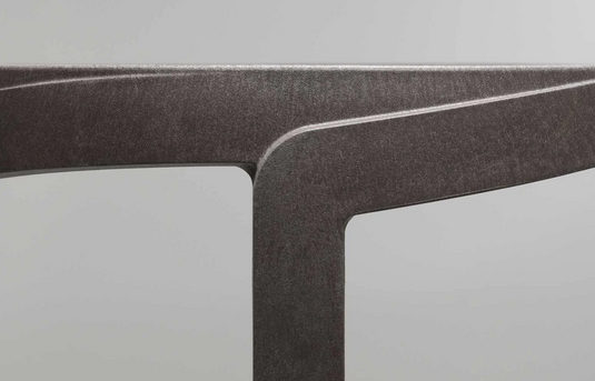 Nardi Basalto Stack Mini Stool outdoor chair in black, lightweight and durable plastic for patio or restaurant use.