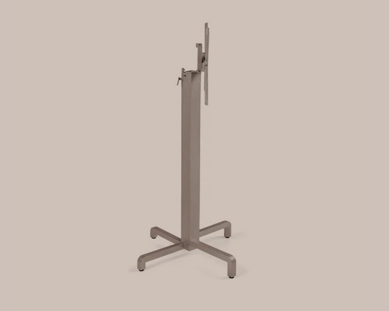 Load image into Gallery viewer, Nardi Base Ibisco High table base with sturdy metal construction, designed for outdoor patio and restaurant use.
