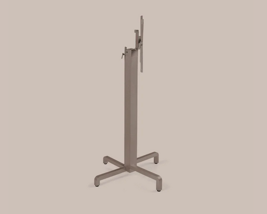 Nardi Base Ibisco High table base with sturdy metal construction, designed for outdoor patio and restaurant use.