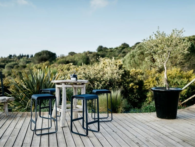 Load image into Gallery viewer, Bellevie Bar Stool High - Custom Wood Designs Bellevie Bar Stool High made from [material] – Ideal for [use_case] | Custom Wood Designs
