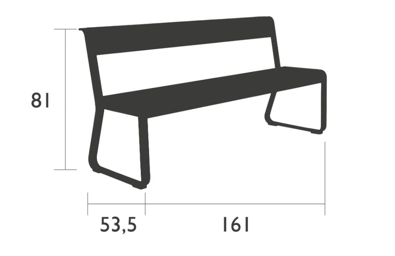 Load image into Gallery viewer, Bellevie Bench with Backrest - Custom Wood Designs Bellevie Bench with Backrest made from [material] – Ideal for [use_case] | Custom Wood Designs
