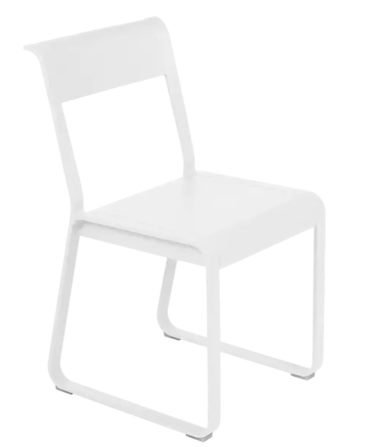 Load image into Gallery viewer, Fermob Bellevie V2 metal chair with a sleek design, outdoor-ready with a sturdy metal frame and modern style.
