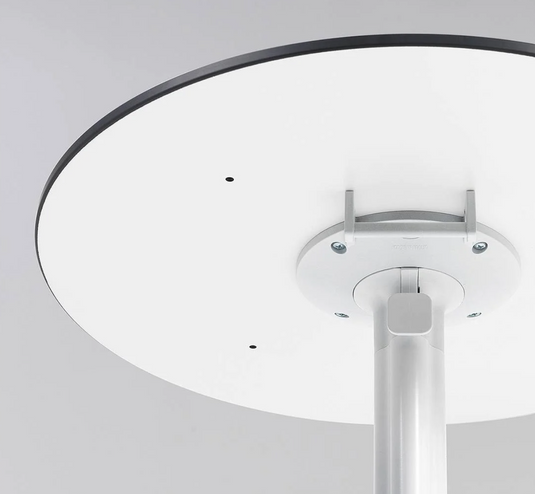 Nardi Bianco Base Flute folding table leg for restaurants and hotels, designed for seaside tables in Ireland.