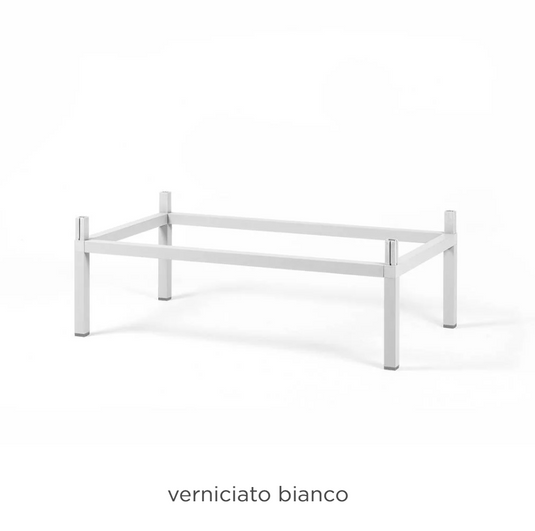 Nardi Cube 120x70 height extension kit for modular furniture, showing white extension components on a plain background.