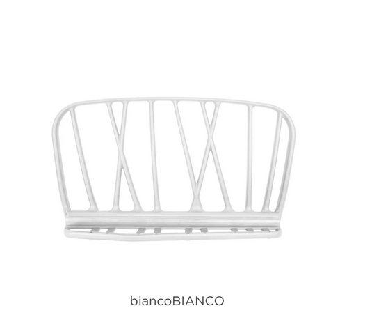 White Nardi Komodo armrest for sofa section, stylish and comfortable accessory for Nardi Komodo outdoor furniture.