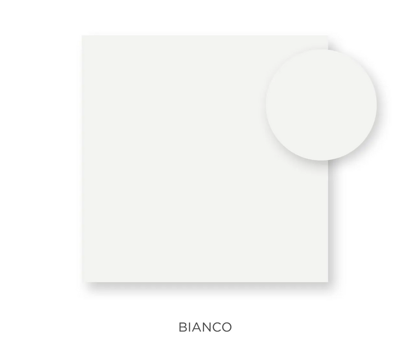 Load image into Gallery viewer, Square Bianco laminate table top by Custom Wood Designs, 60x60 cm, suitable for restaurant or outdoor use.
