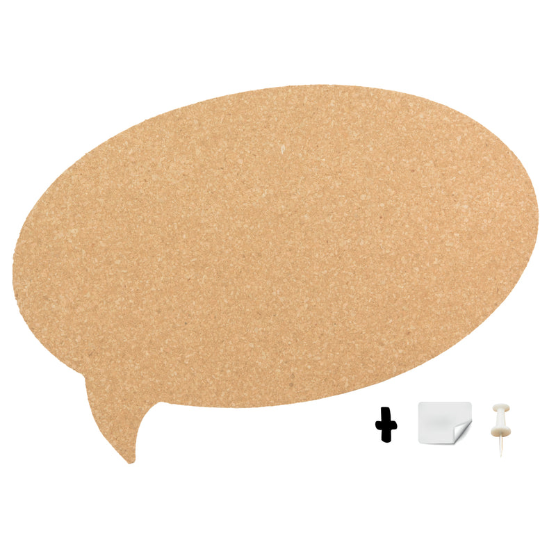 Load image into Gallery viewer, Securit Wall Board - Cork Silhouettes - Cork 30,5x45,5x0,5cm - Pack of 6
