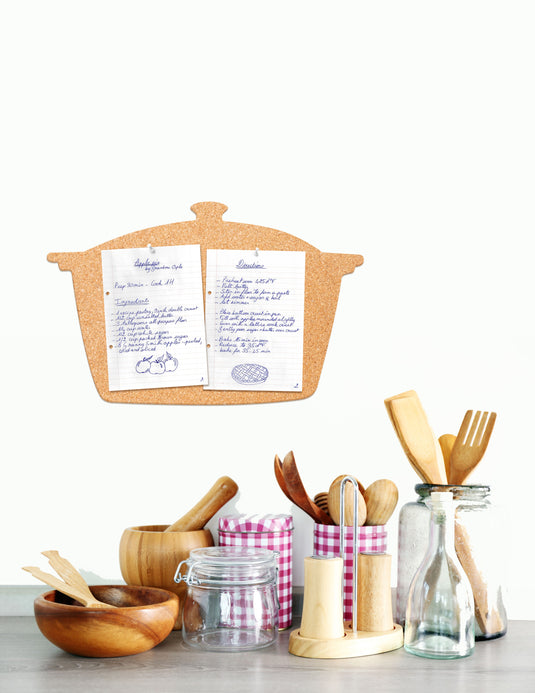 Securit Wall Board - Cork Silhouettes - Cork 29,2x45,5x0,5cm - Pack of 6 - in use
