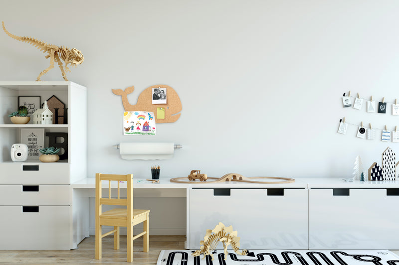 Load image into Gallery viewer, Securit Wall Board - Cork Silhouettes - Cork 27,9x49,3x0,5cm - Pack of 6 - in use
