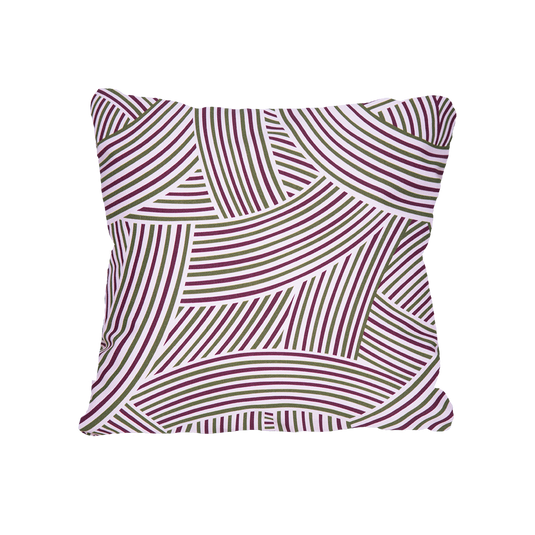 Fermob Croisière Cordage Outdoor Cushion 44 x 44 cm – Black Cherry