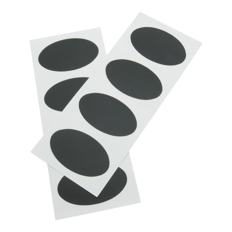 Load image into Gallery viewer, Kitchen Pantry &amp; Jar Label Set - Oval &amp; Rectangle Chalkboard Stickers + White Chalk Markers
