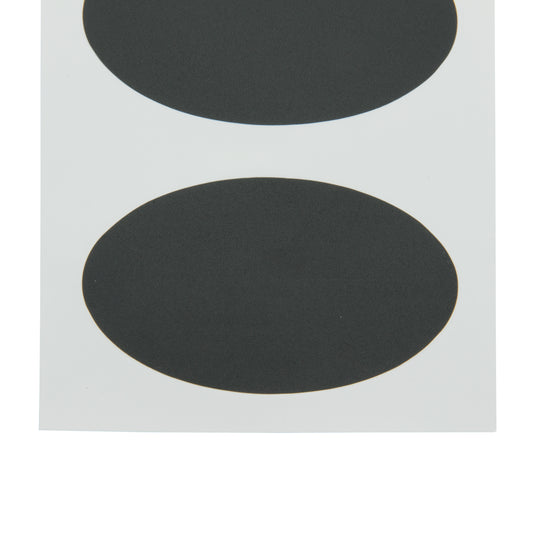 Securit Self Adhesive Chalkboard - Stickers - Black 4,7x8x0,004cm - Pack of 12