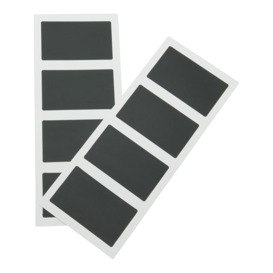 Securit Self Adhesive Chalkboard - Stickers - Black 4,7x8x0,004cm - Pack of 12
