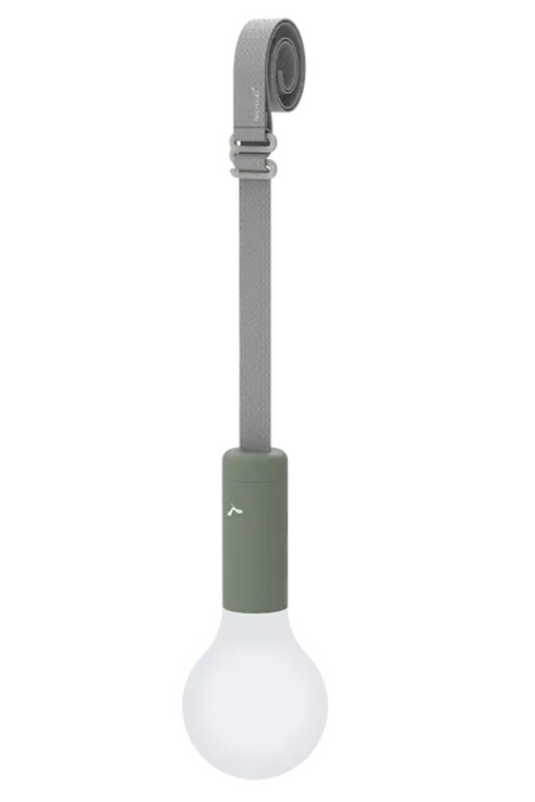 Fermob APLÔ suspended LED lamp hanging with strap, cactus-shaped design, rechargeable, modern outdoor lighting fixture