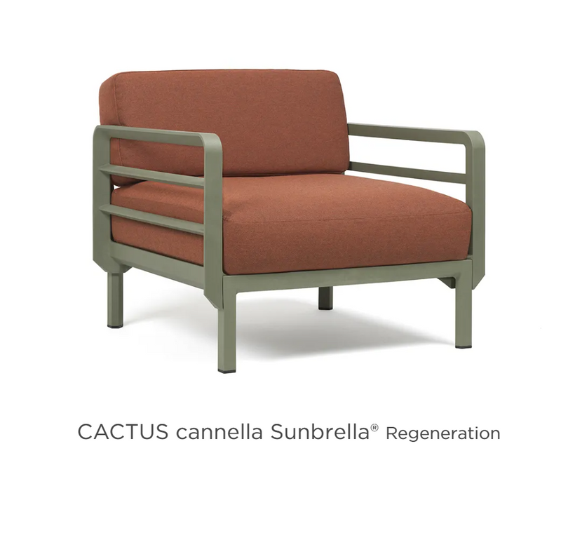 Load image into Gallery viewer, Nardi Maximo modular outdoor armchair sofa with cactus design, part of the outdoor lounge furniture collection.
