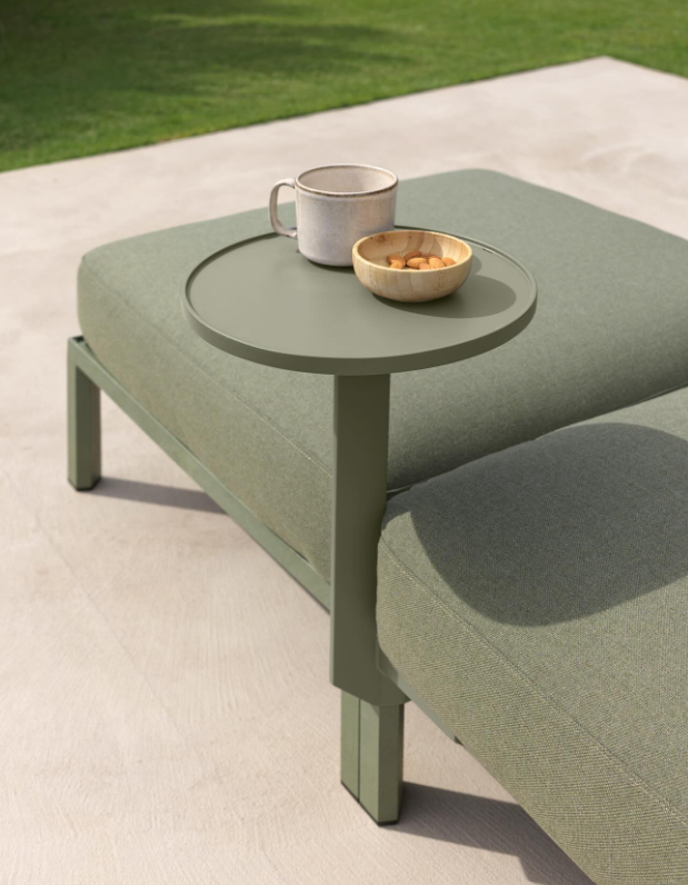 Nardi Maximo Tavolino 33 modular side table with cactus design, suitable for modern contract furniture, shown in a stylish setting.
