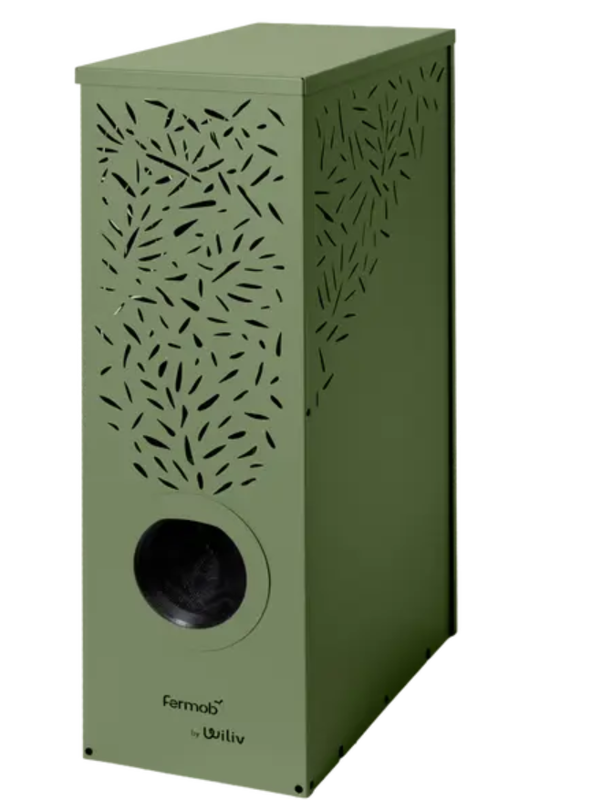 Load image into Gallery viewer, Fermob MOJO Anti-Mosquito Station for mosquito control, featuring a cactus design, outdoors setting, and natural colors.
