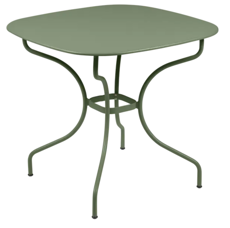Load image into Gallery viewer, Fermob OPÉRA+ Carronde outdoor metal table, 82x82 cm, with cactus design, suitable for patio or garden outdoor space
