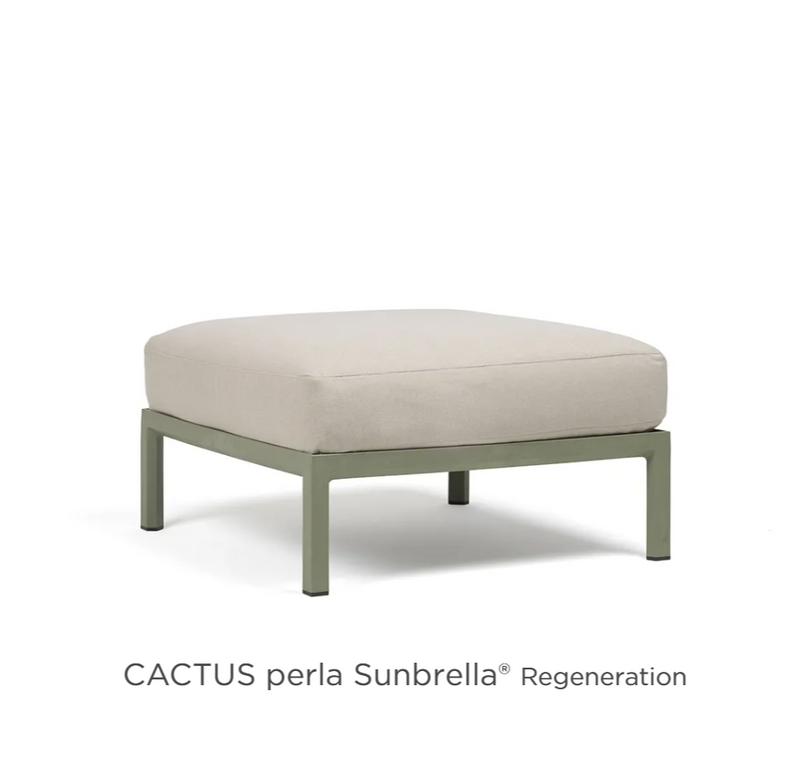 Load image into Gallery viewer, Nardi Maximo Pouf modular seating element, cactus-shaped outdoor footstool, part of a luxury modular sofa for outdoor seating.
